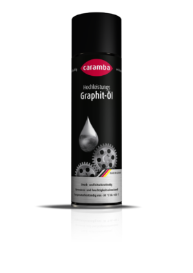 500 Milliliter Caramba Hochleistungs Graphit-Öl in schwarzer Dose